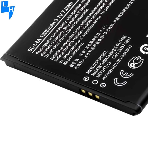 1905mAh BL-L4A Battery For Microsoft Nokia Lumia 535 RM-1090 RM-1089 Dual 830 RM-984