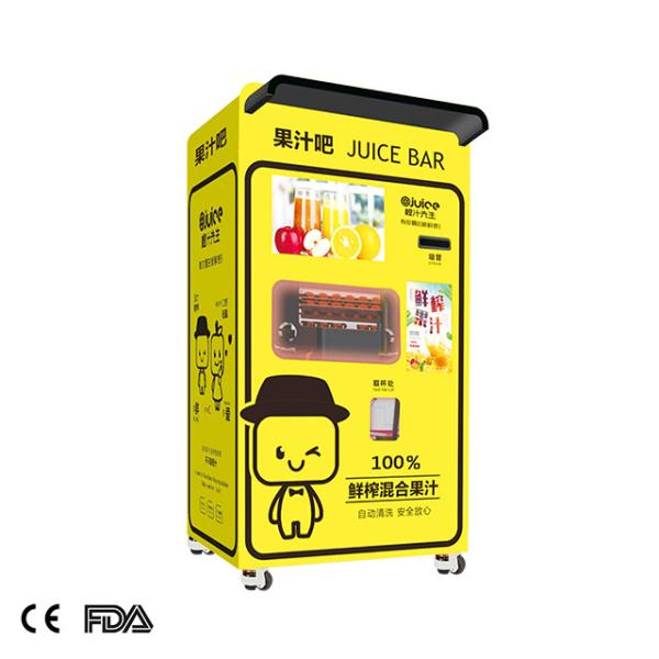 subway station summer oranges maker vending machine apple juice