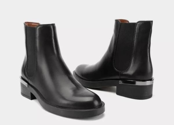 Customized Logo And Sizes Breathable Women Leather Short Boots Brown And Black