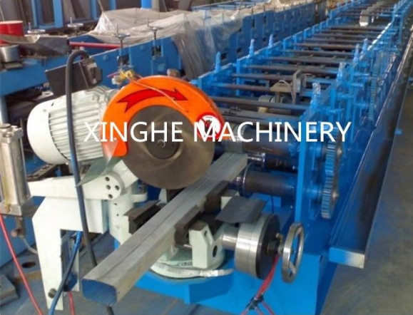 Downspout Pipe Roll Forming Machine PLC Control And Hydraulic Station