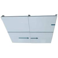 Panneaux en aluminium ondulé, panneaux en aluminium plat pour la décoration des plafonds suspendus