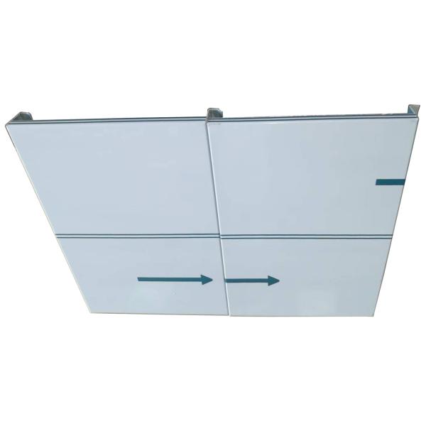High Strength Lightweight Corrugated Aluminum Panels For Ceiling Decoration
