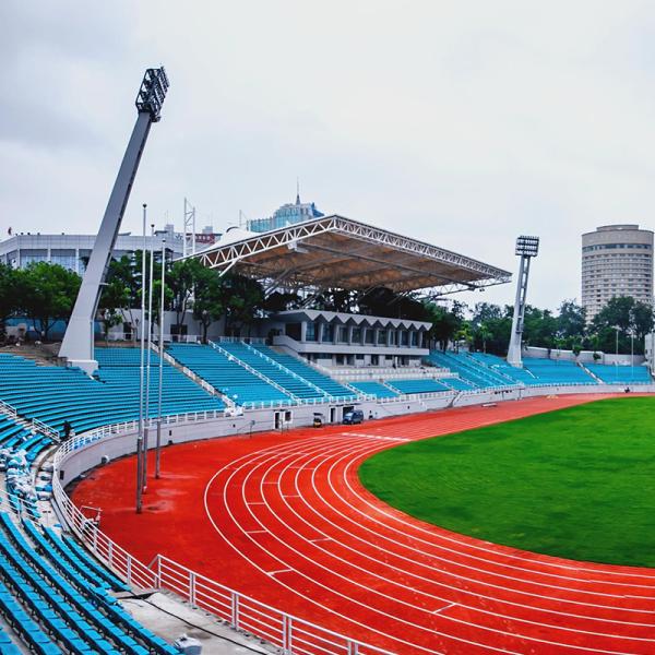 Gym Slipproof Synthetic Sports Flooring Flexible All Weather Durable