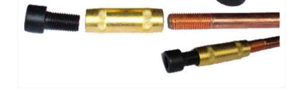 High Strength SUS304 Electrode Copper Rod Corrosion Resistant For Outdoor
