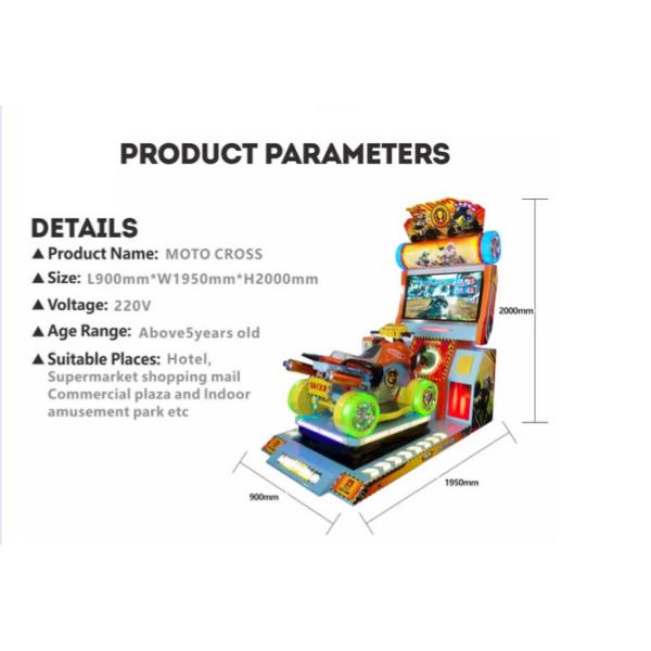 Children Crazy 4 Wheel Coin Operated Simulator Driving Car Games CE Certificate