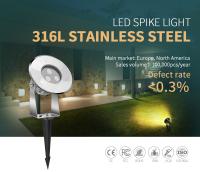 La lumière imperméable 130ma IK10 de pelouse de SMD3535 3W LED a mené Spike Lamp