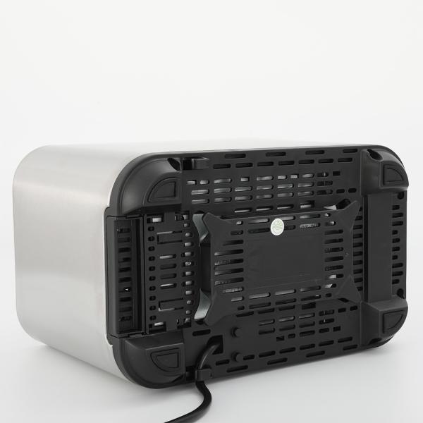 6 vezes configuração do invólucro de aço inoxidável com função de cancelamento/requecimento/descongelamento com indiclight 2 Slices Toaster