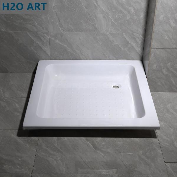 Under Tile Bath Single Color Acrylic Shower Tray with 50mm Diameter Waste Hole at Prices