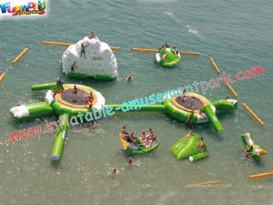 OEM Inflatable Water Toys inflatable iceberg, Inflatable Water Totter 0.9mm PVC
