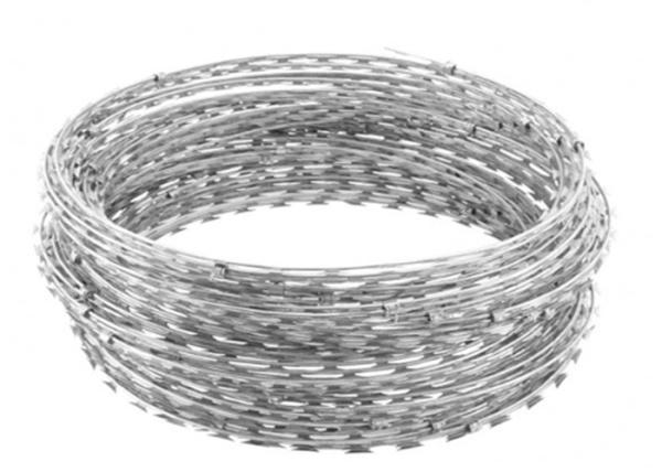 Bto 22 Concertina Razor Barbed Wire Hot Dipped Galvanized Anti Climb