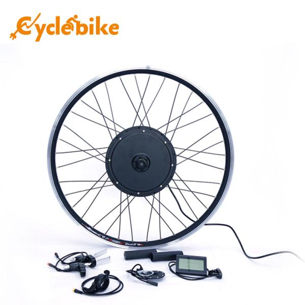 Waterproof Electric Bike Kit Motorized Bicycle Rear Wheel With Lcd Display