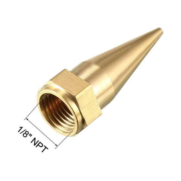 Sharp Zinc Plated Grease Hose Coupler Gold Grease Gun Zerk Adapter