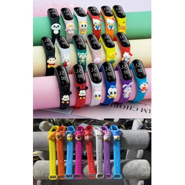 Белые дети прямоугольника 18mm водоустойчивые наблюдают доказательство умное цифров воды OEM