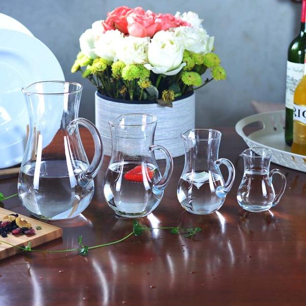 Handmade 1200ml/40oz Glass Pitcher For Home Deco / Bar / Restaurant
