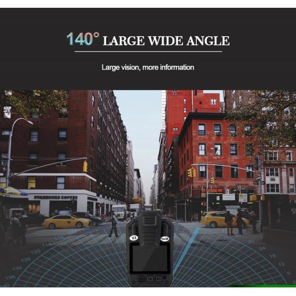 Ambarella A7L50 140 de F2.0 graus de câmera IP67 da aplicação da lei