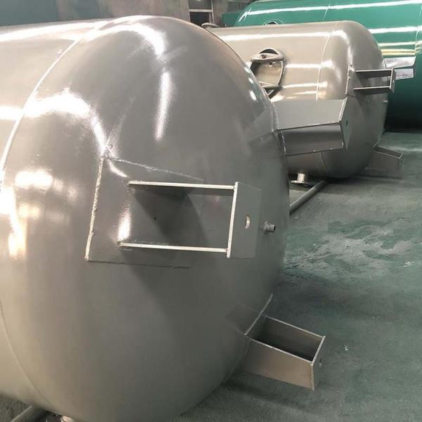 Carbon Steel ASME Certified Pressure Vessels Customized Gas Storage Tank For Vertical