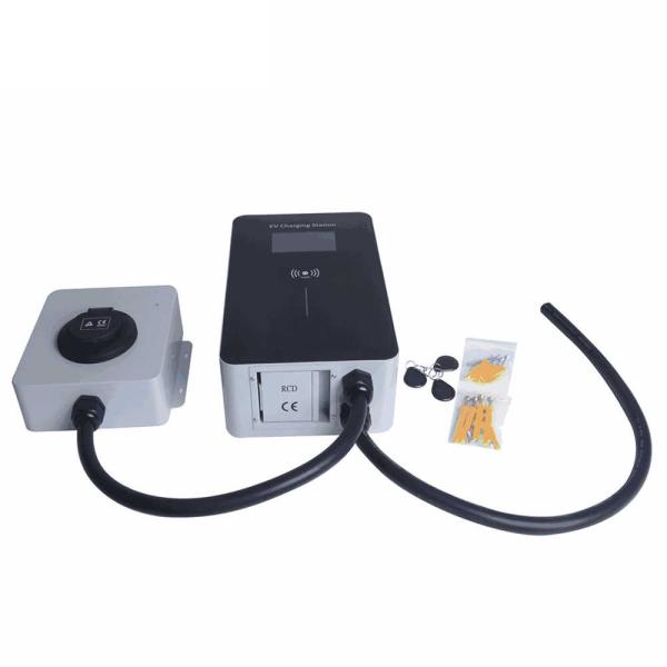 RFID Wifi 4G Ethernet Smart Wallbox EV Charger 32A SAE J1772