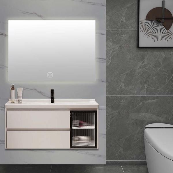 Wooden Cabinet Wall Mount Bathroom Vanity Wash Basin With Cabinet 20-32in