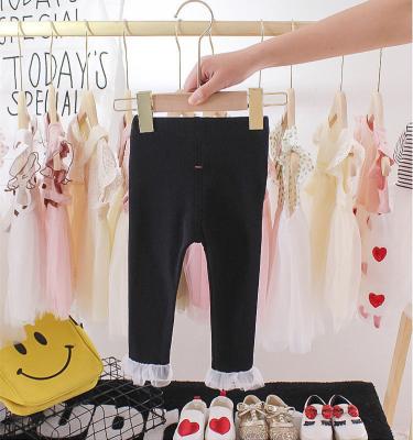 Nylon Children'S Casual Trousers Color Fade Proof High Waisted Straight Leg Pants