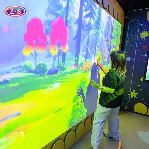 Museums 3800Lm Projection Games Laser DLP AR Interactive Painting Games