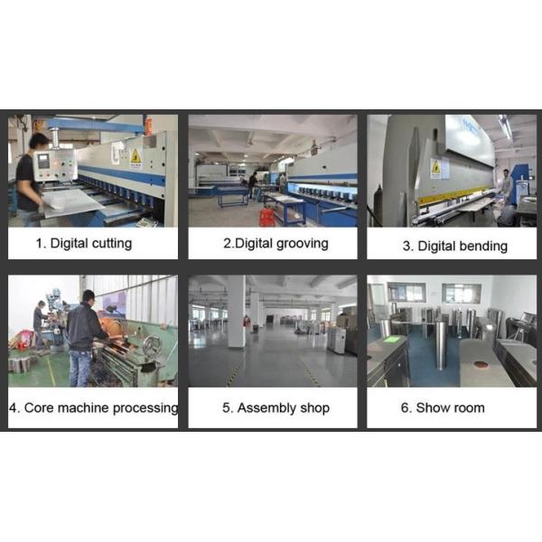 SS304 Housing Material Access Control Turnstile with 1S Opening/Closing Time and Clear Acrylic Panel