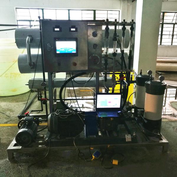 Portable desalination plant for sea water treatment