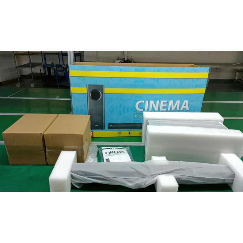 Home Theater Wireless TV Soundbar Speaker 2.1CH PMPO 100W Wireless Subwoofer Remote Control