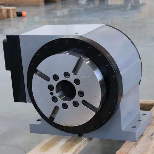 4 Axis CNC Rotary Table , Four Axis Linkage Direct Drive Rotary Table