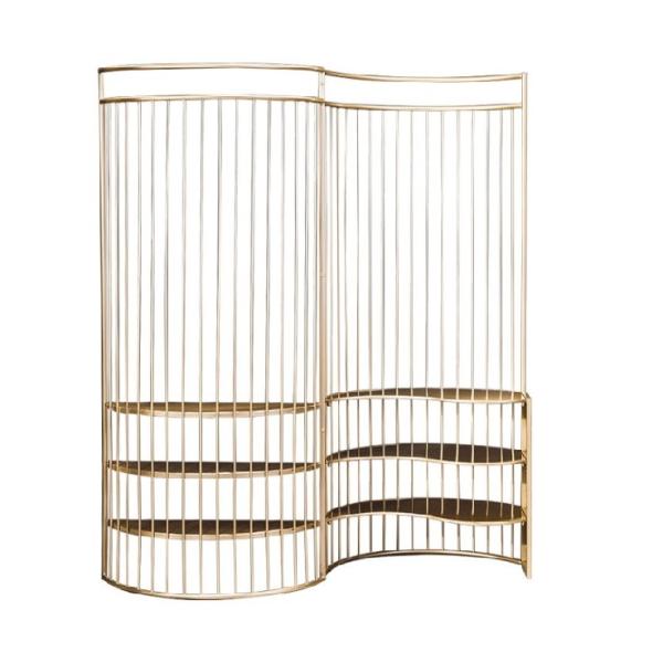 Tabique de aluminio multifuncional del soporte de flor del metal de la división de la decoración