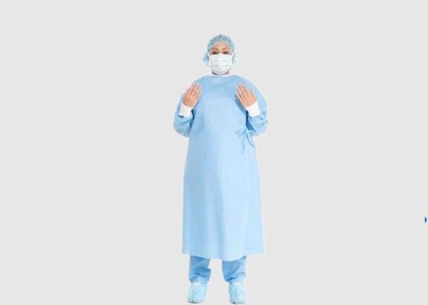 Anti - Static Sterile Surgical Gowns , Operation Theatre Gown Convenient Disposable