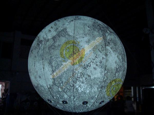 o balão inflável atraente da iluminação de 3m, hélio do PVC da qualidade do hélio do thinkness de 0.18mm Balloons para exposições