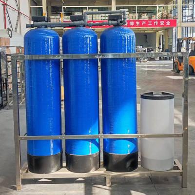 4T/H Commercial Resin Energy Saving Water Softening Machine With Sand Filter