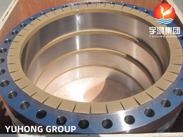Flange de aço duplex ASTM A182 F51 UNS S31803 Sistemas de tratamento de água do mar
