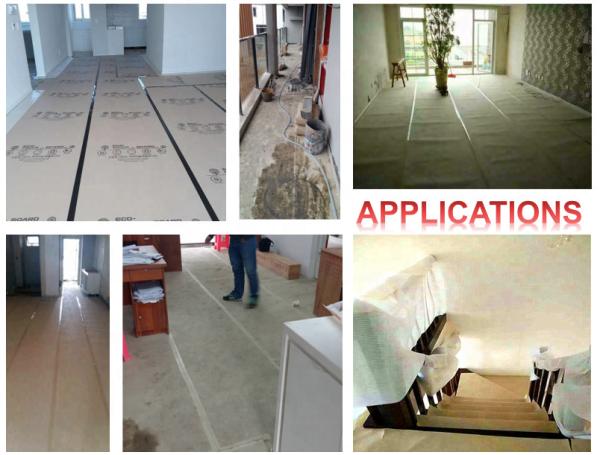 Home Edit Cardboard Roll Paper To Cover Floors Temporary Board Floor Reusable