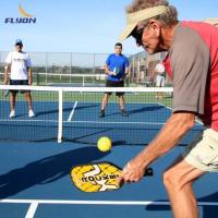 Matte de terrain de pickleball vert pour une protection UV pour des applications polyvalentes