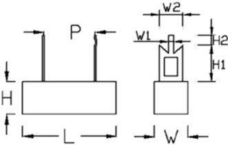 SQZ Vertical Ceramic Cement Resistor For Power Supply 10W 20W 30W 2R5 J 5%