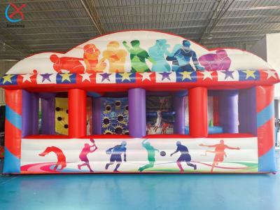 Factory Commercial Inflatable Sport Game Basketball Toss Sport Game Ball Shot Game