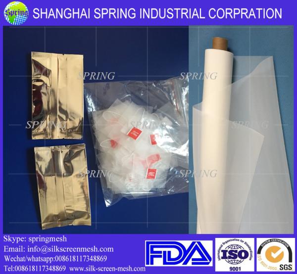 Completely biodegradable corn teabag mesh instead of tea bag filter nylon mesh fabric/filter bags