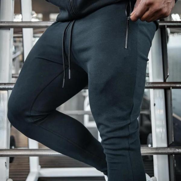                  Outdoor Sport Gym Sets Men Sportswear Tracksuits Two Piece Set Hoodies Men′s Fitness Suit             