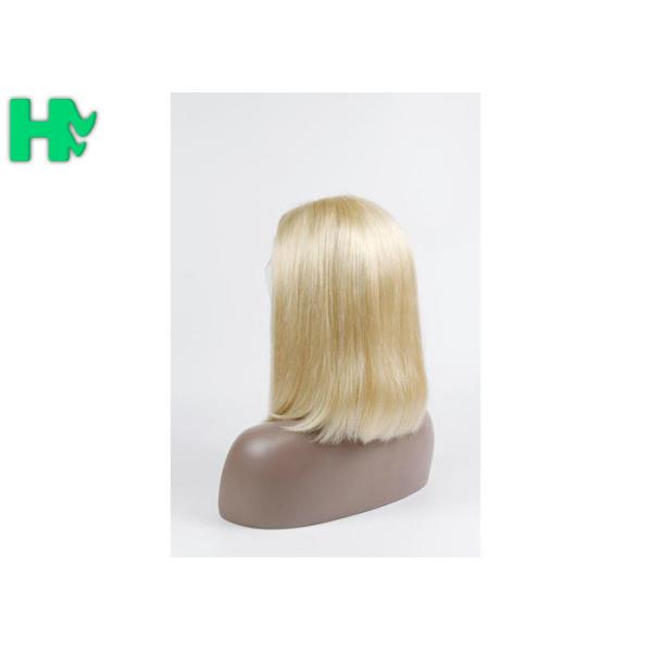 #613 Virgin Natural Human Hair Wigs , 13*4 Front Lace Short Bob Wigs