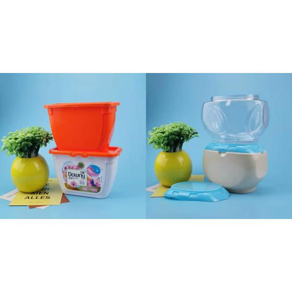 контейнеры капсулы порошка прачечной коробки прачечной ЛЮБИМЦА PP емкости 600g