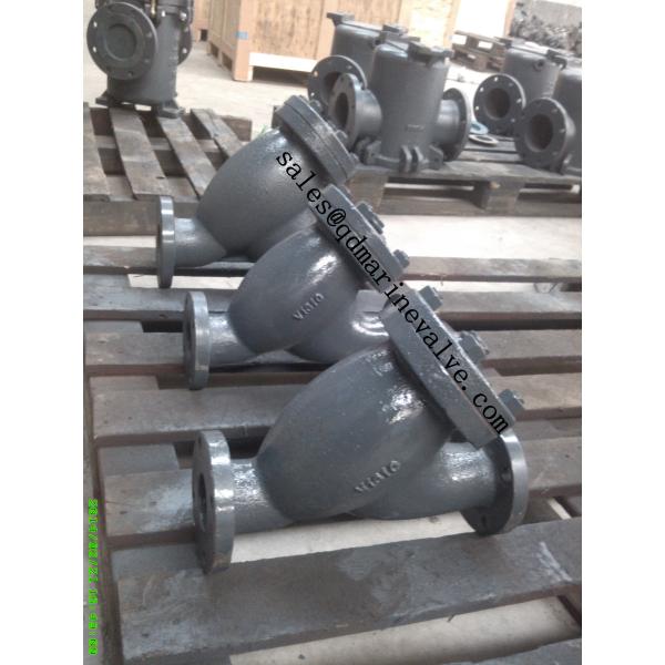 JIS F7220 Cast iron Y strainer for marine use