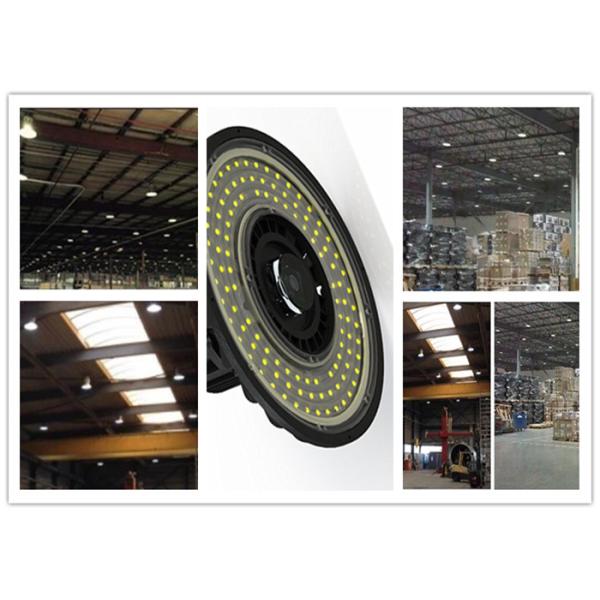 Round Industrial UFO LED Lamp , 100 Watt UFO LED High Bay Seoul Chips For Parks