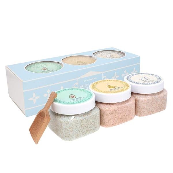Étiquette privée Sel de mer naturel Scrubs biologiques Sucre Body Scrub Body