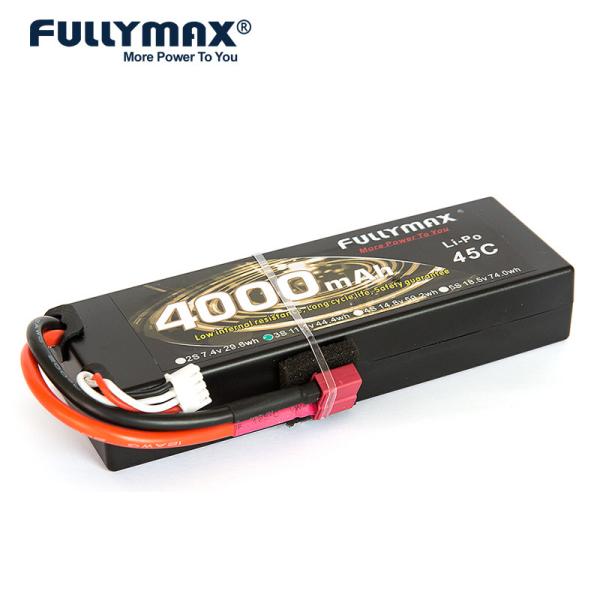 La voiture de Rc de batterie de la batterie 45C 4000mAh 11.1V 3s 4000mah Lipo de