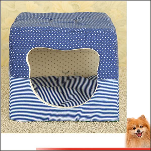 Free shipping luxury pet products canvas sponge dog beds for sale china factory