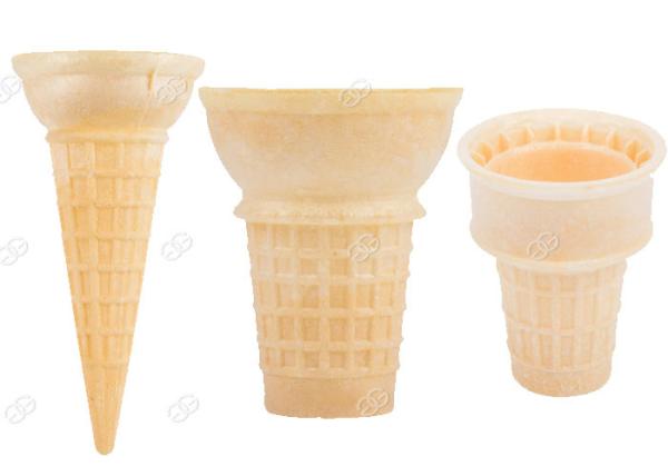 Industrial Ice Cream Cone Sleeve Machine , Sugar Ice Cream Cup Cone Filling Machine