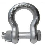 El descenso forjó el tipo grillo de Pin Anchor Shackle Galvanized Bolt del tornillo 55T del arco