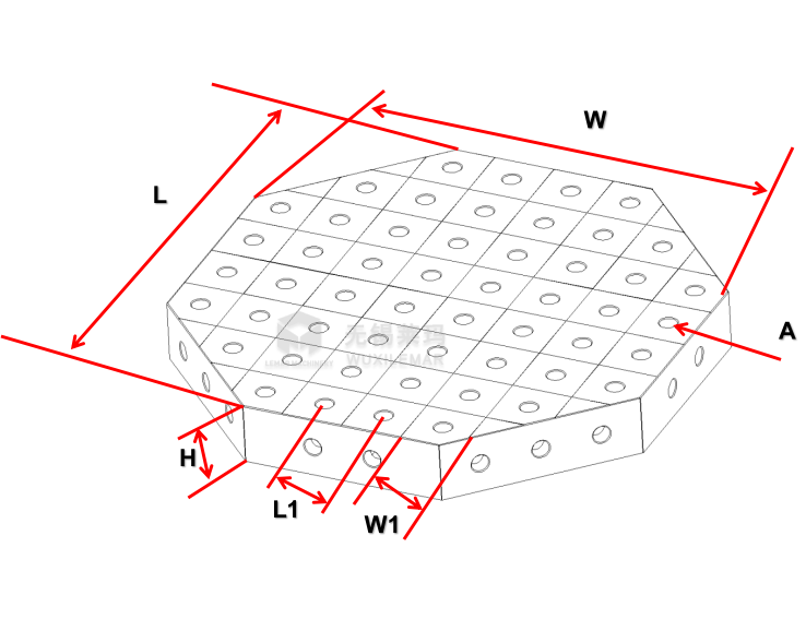 Octagonal Flextur Welding Table Small  For Welding Positioners Manipulators