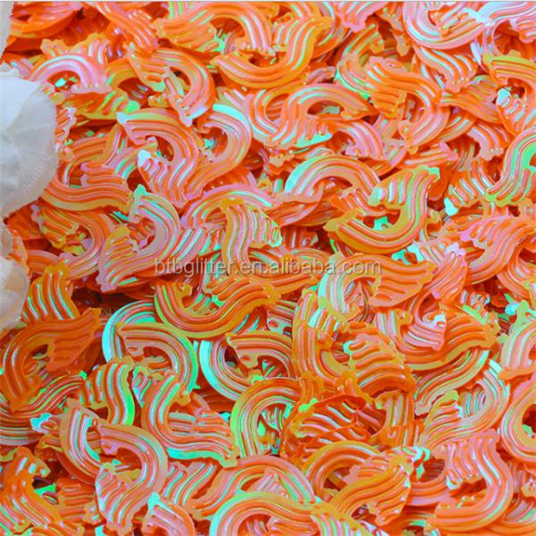 Sea Wave Sequined Fluorescent Pieces 18mm Glass Ball Stuffers and Ornaments Hand DIY Accessories